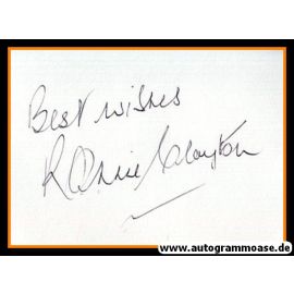 Autograph Fussball | England | Ronnie CLAYTON