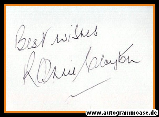 Autograph Fussball | England | Ronnie CLAYTON