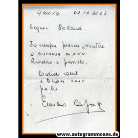 Autograph Fussball | Italien | Emilio CAPRILE (Brief)