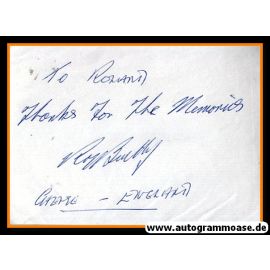 Autograph Fussball | England | Roy BENTLEY (Gruss)