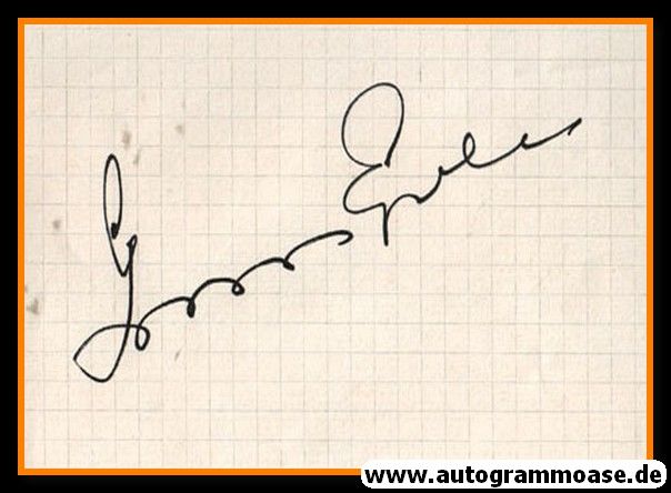Autograph Fussball | Ungarn | Gyula GROSICS (1940er)