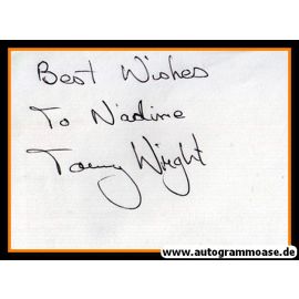 Autograph Fussball | England | Tommy WRIGHT (Gruss)