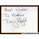 Autograph Fussball | England | Tommy WRIGHT (Gruss)