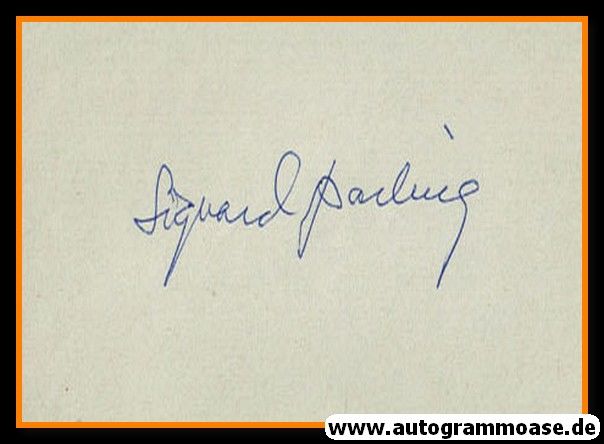 Autograph Fussball | Schweden | Sigvard PARLING (1950er)