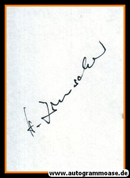 Autograph Fussball | DDR | Harald IRMSCHER 