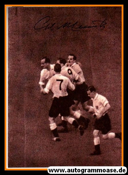 Autogramm Fussball | England | 1953 Foto | Gil MERRICK (Jubelszene Ungarn)