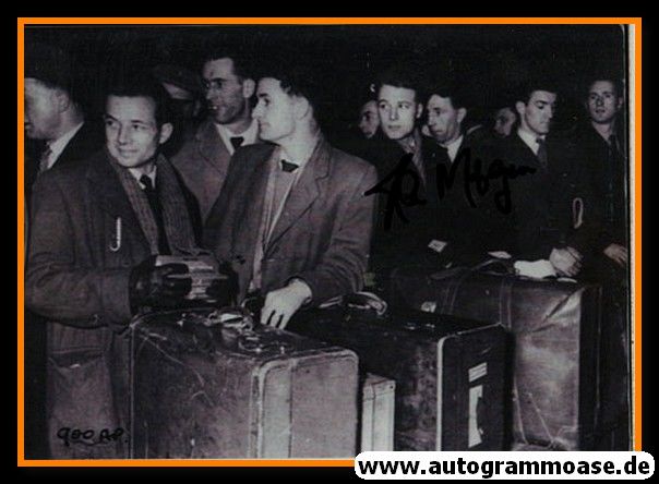 Mannschaftsfoto Fussball | Manchester United | 1958 + AG Kenny MORGANS (Flughafen) 2