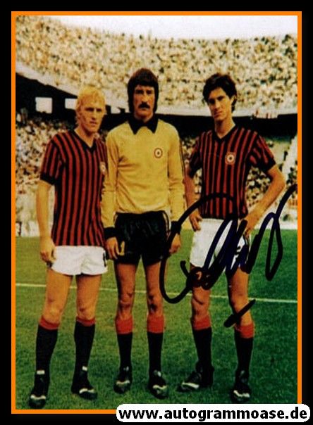Autogramm Fussball | AC Mailand | 1970er Foto | Fulvio COLLOVATI (Gruppenbild Color)