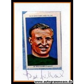 Autogramm Fussball | England | 1950er Foto | Bert WILLIAMS (Portrait Color)