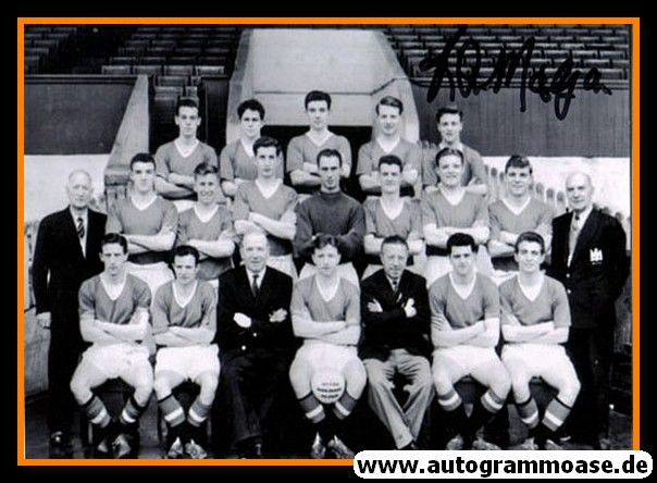 Mannschaftsfoto Fussball | Manchester United | 1957 + AG Kenny MORGANS