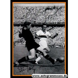 Autogramm Fussball | 1. FC Kaiserslautern | 1953 Foto | Willi HÖLZ (Spielszene SW VfB) 1