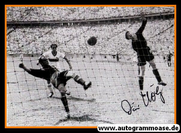 Autogramm Fussball | 1. FC Kaiserslautern | 1953 Foto | Willi HÖLZ (Spielszene SW VfB) 2