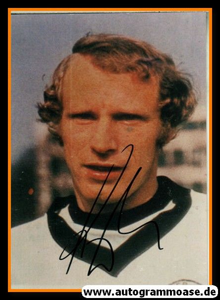 Autogramm Fussball | DFB | 1970er Foto | Berti VOGTS (Portrait Color)