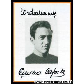 Autogramm Fussball | Italien | 1950er Foto | Emilio CAPRILE (Portrait SW) 1