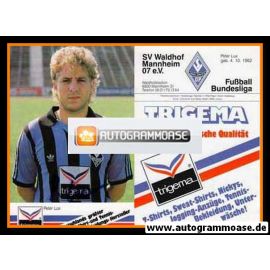 Autogramm Fussball | SV Waldhof Mannheim | 1987 | Peter LUX