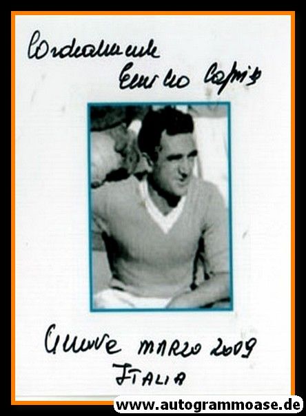 Autogramm Fussball | Italien | 1950er Foto | Emilio CAPRILE (Portrait SW) 2