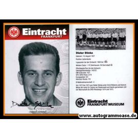 Autogramm Fussball | Eintracht Frankfurt | 1960er Retro | Dieter STINKA (Museum)