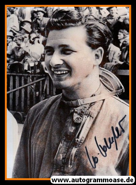 Autogramm Formel 1 | Hans HERRMANN | 1950er Foto (Portrait SW) 1