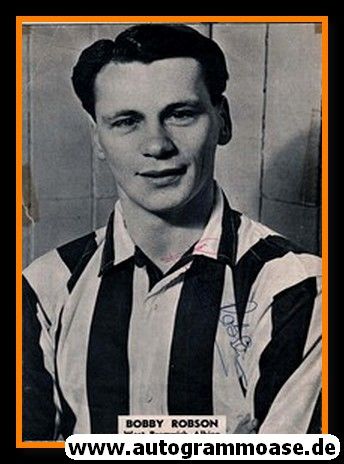 Autogramm Fussball | West Bromwich Albion | 1950er | Bobby ROBSON (Portrait SW XL)