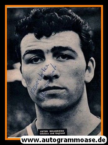 Autogramm Fussball | FC Chelsea | 1950er | Peter BRABROOK (Portrait SW XL)