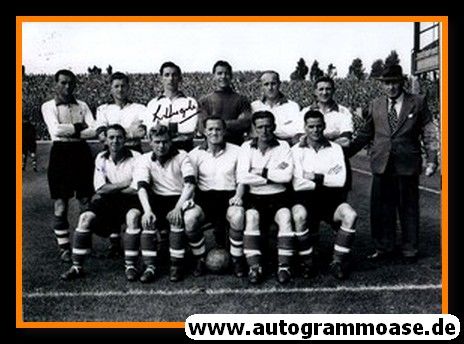 Mannschaftsfoto Fussball | FC Liverpool | 1950er + AG Laurie HUGHES (2)