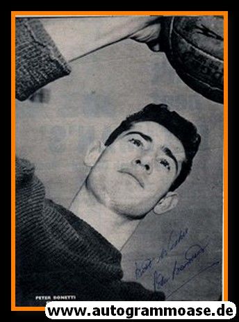 Autogramm Fussball | FC Chelsea | 1950er | Peter BONETTI (Portrait SW)