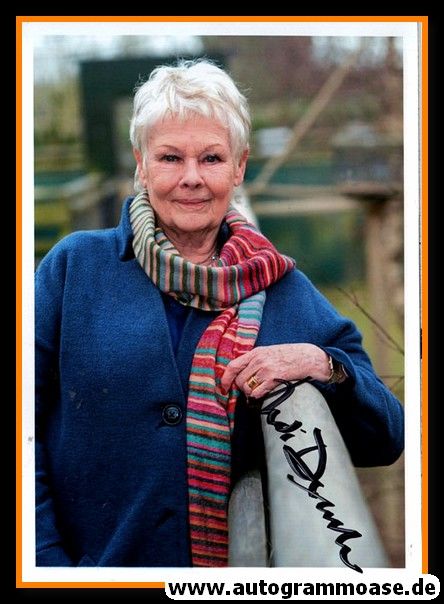 Autogramm Film (UK) | Judi DENCH | 2000er Foto (Portrait Color XL) 1
