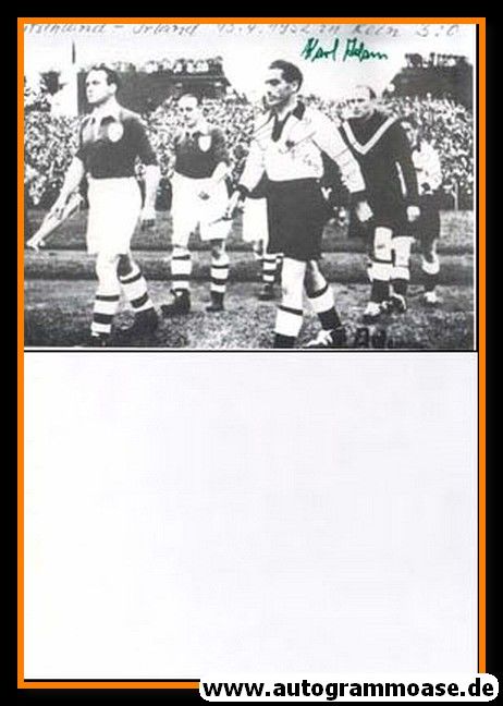 Autogramm Fussball | DFB | 1952 | Karl ADAM (Einlauf Irland)