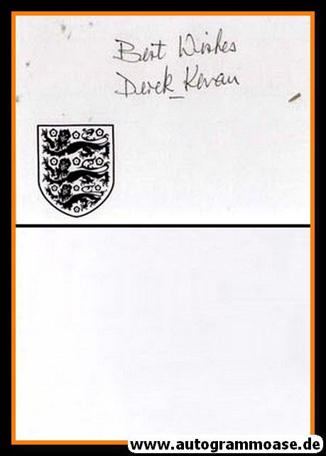 Autograph Fussball | England | Derek KEVAN