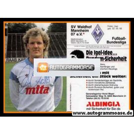 Autogramm Fussball | SV Waldhof Mannheim | 1988 | Uwe FREILER