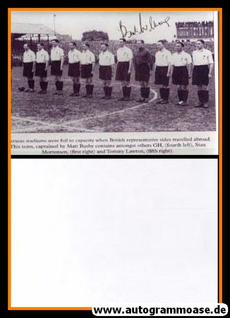 Mannschaftsbild Fussball | England | 1950er + AG Bert WILLIAMS