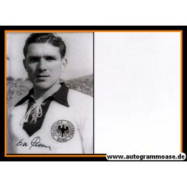 Autogramm Fussball | DFB | 1950er Foto | Erich RETTER (Portrait SW)