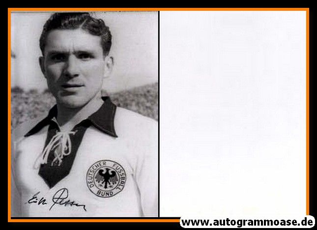 Autogramm Fussball | DFB | 1950er Foto | Erich RETTER (Portrait SW)