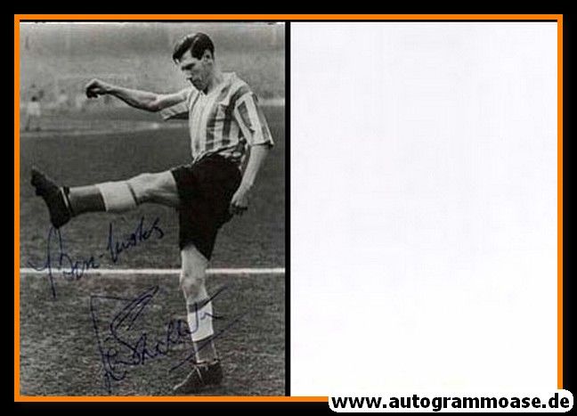 Autogramm Fussball | AFC Sunderland | 1950er | Len SHACKLETON (Portrait SW)