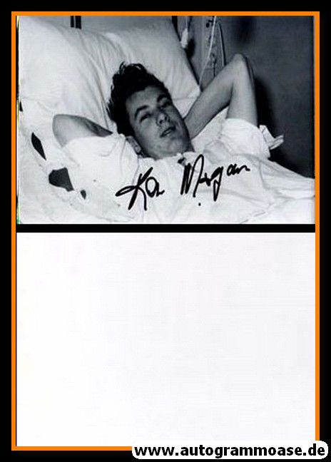 Autogramm Fussball | Manchester United | 1950er Foto | Kenny MORGANS (Krankenhaus)