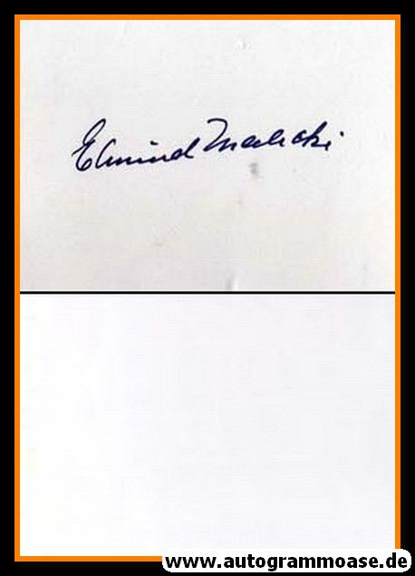 Autograph Fussball | Edmund MALECKI (DFB / Hannover 96)