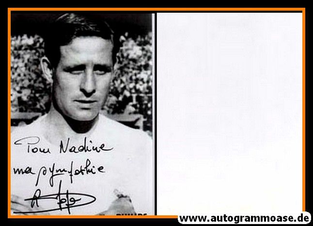 Autogramm Fussball | Frankreich | 1950er Foto | Raymond KOPA (Portrait SW) 2