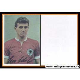 Autogramm Fussball | DFB | 1950er Foto | Hans SCHÄFER (rotes Trikot)