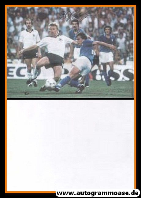 Autogramm Fussball | Italien | 1990er Foto | Giuseppe BERGOMI (Spielszene DFB) 2