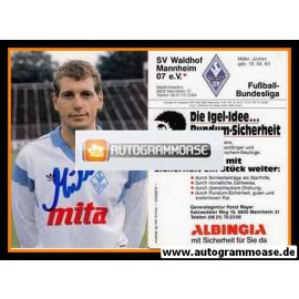 Autogramm Fussball | SV Waldhof Mannheim | 1988 | Jochen MÜLLER