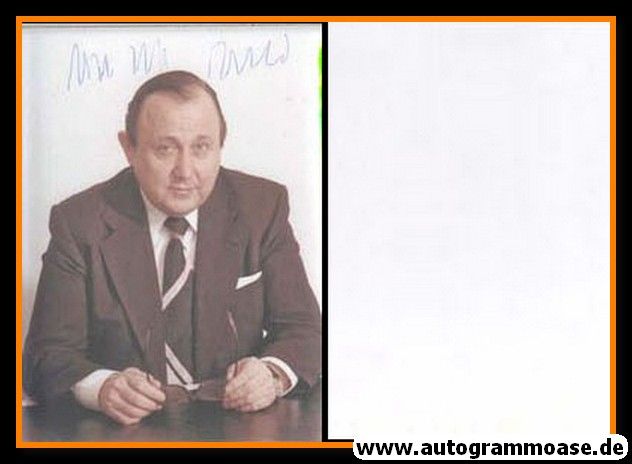 Autogramm Politik | FDP | Hans-Dietrich GENSCHER | 1980er Foto (Portrait Color)