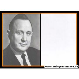 Autogramm Politik | FDP | Hans-Dietrich GENSCHER | 1970er Foto (Portrait SW)