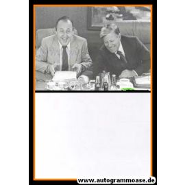 Autogramm Politik | FDP | Hans-Dietrich GENSCHER | 1970er Foto (Helmut Schmidt) 2