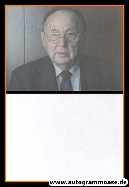 Autogramm Politik | FDP | Hans-Dietrich GENSCHER | 1990er Foto (Portrait Color) 1