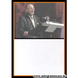 Autogramm Politik | FDP | Hans-Dietrich GENSCHER | 1990er Foto (Rede)