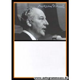 Autogramm Politik | FDP | Walter SCHEEL | 1980er Foto (Portrait SW)