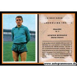 Autogramm Fussball | SV Werder Bremen | 1965 | Günter BERNARD (Bergmann 002)