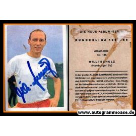 Autogramm Fussball | Hamburger SV | 1965 | Willi SCHULZ (Bergmann 185)