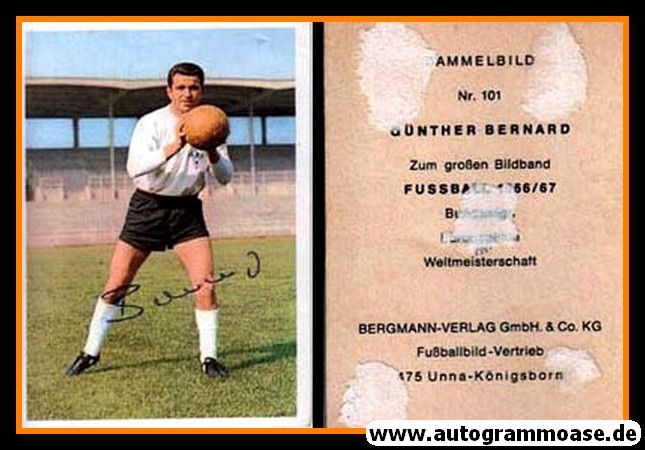 Autogramm Fussball | SV Werder Bremen | 1966 | Günter BERNARD (Bergmann 101)