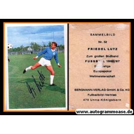 Autogramm Fussball | TSV 1860 München | 1966 | Friedel LUTZ (Bergmann 052)